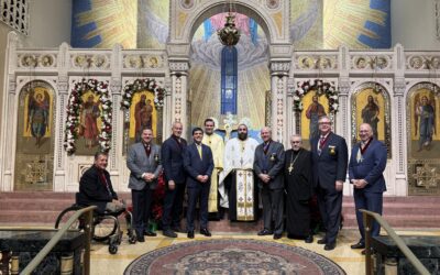 Archons in the Metropolis of Chicago Attend St. Andrew’s Day Vespers